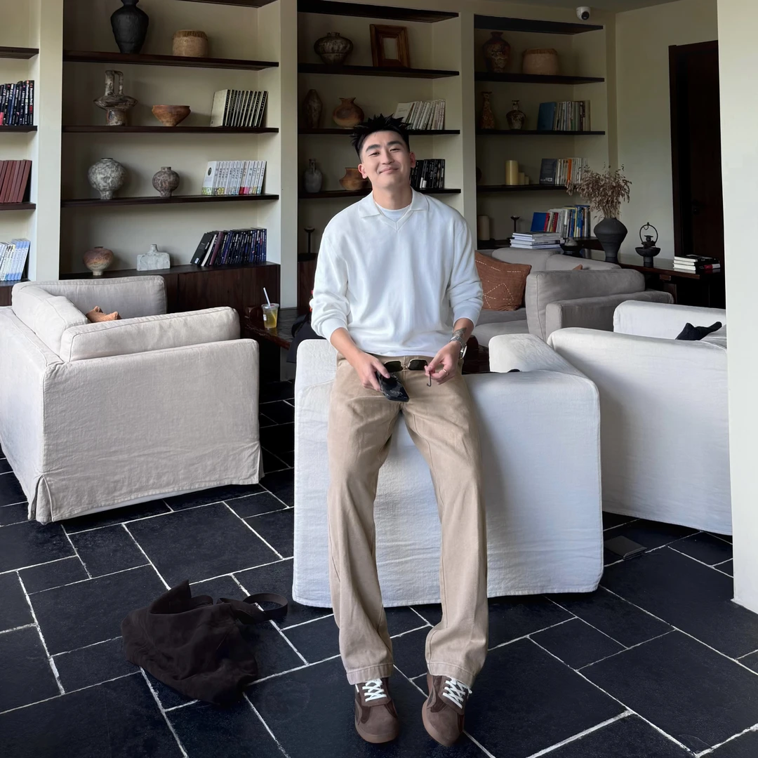 【预售】SANBAI 叁佰【450克珠帆棉】秋冬肌理感水洗做旧帆布休闲裤