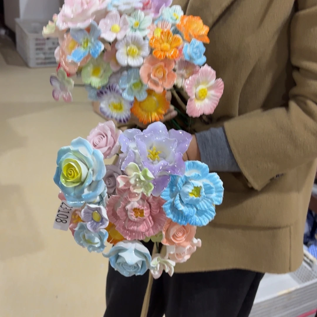 陶瓷花，拍满20发货，退款拉黑23108