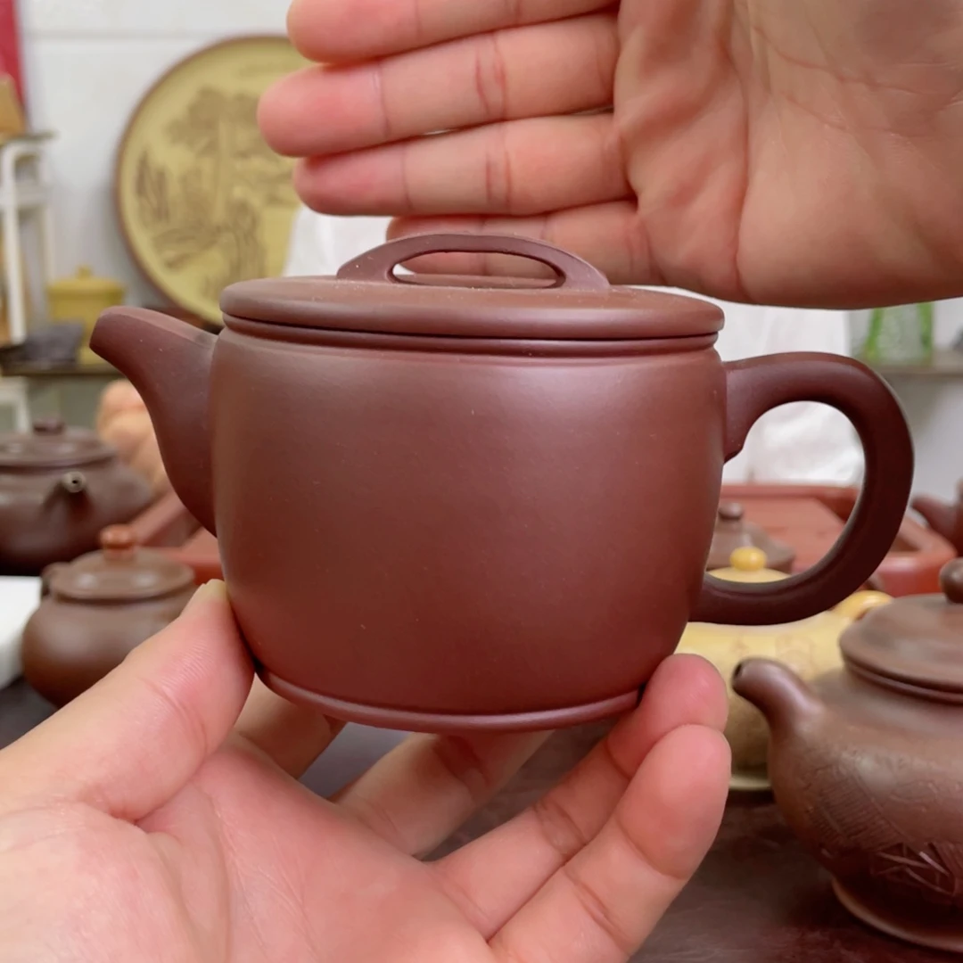 紫砂茶壶汉瓦 紫砂