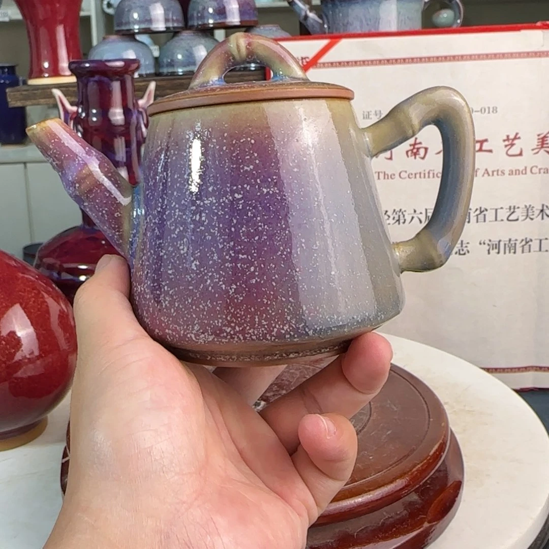 摆件郑家钧窑摆件微