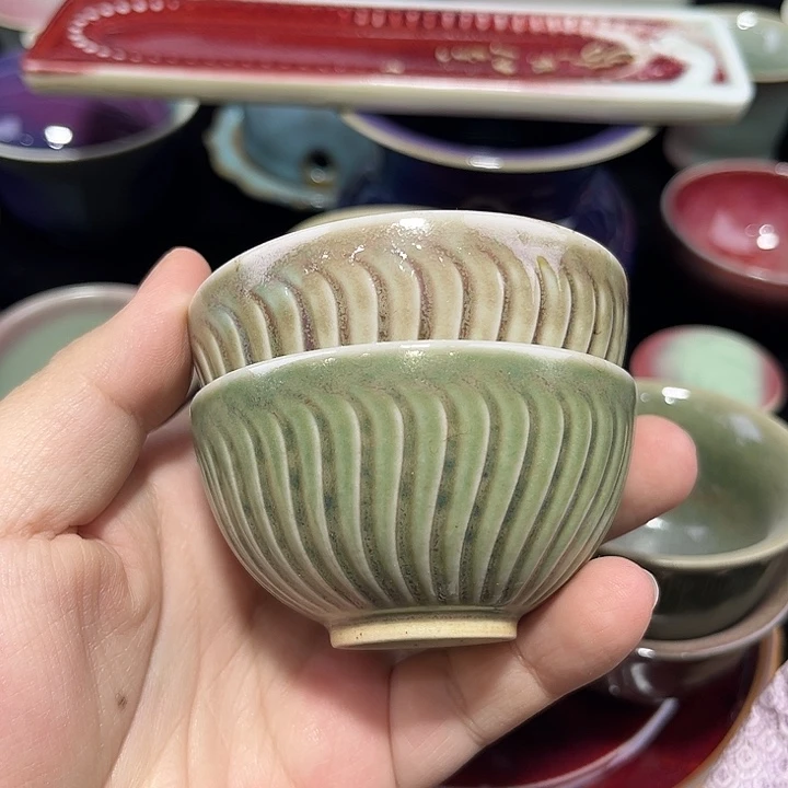 摆件钧窑杯子钧窑杯子