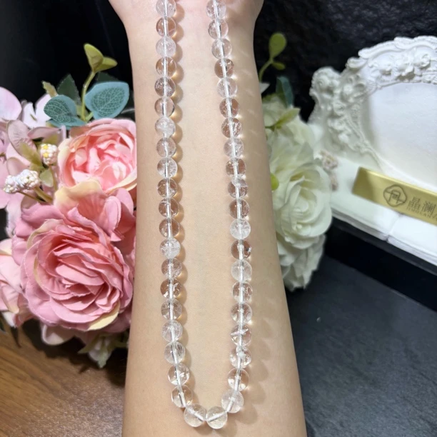 【晶澜月】J058天然水晶 原创白水晶项链 多样性发其一