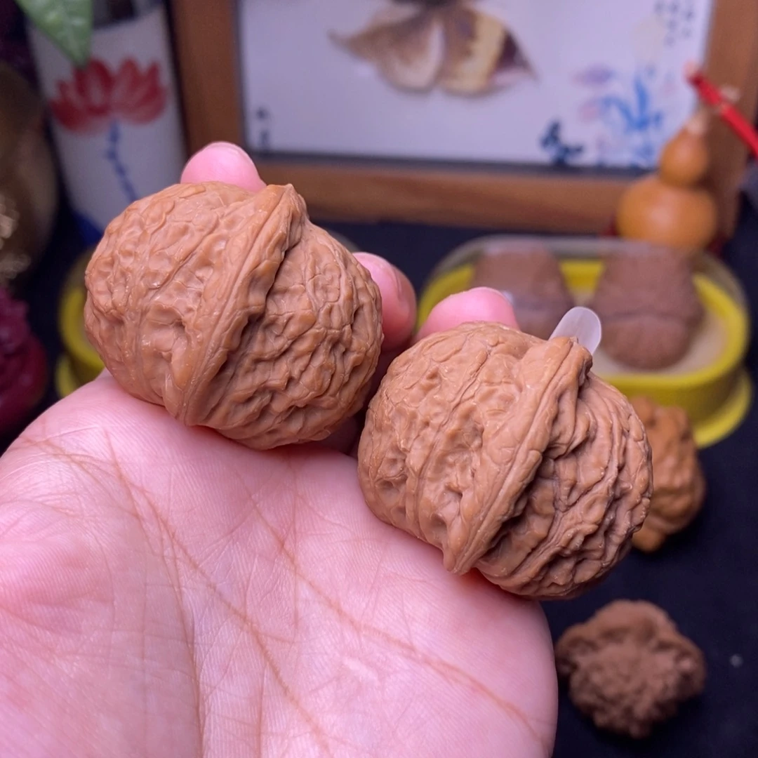 把件文玩核桃38.5乾隆磨
