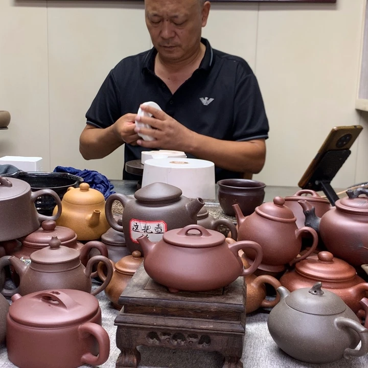 茶壶紫泥哲瓢150 C半手工制作