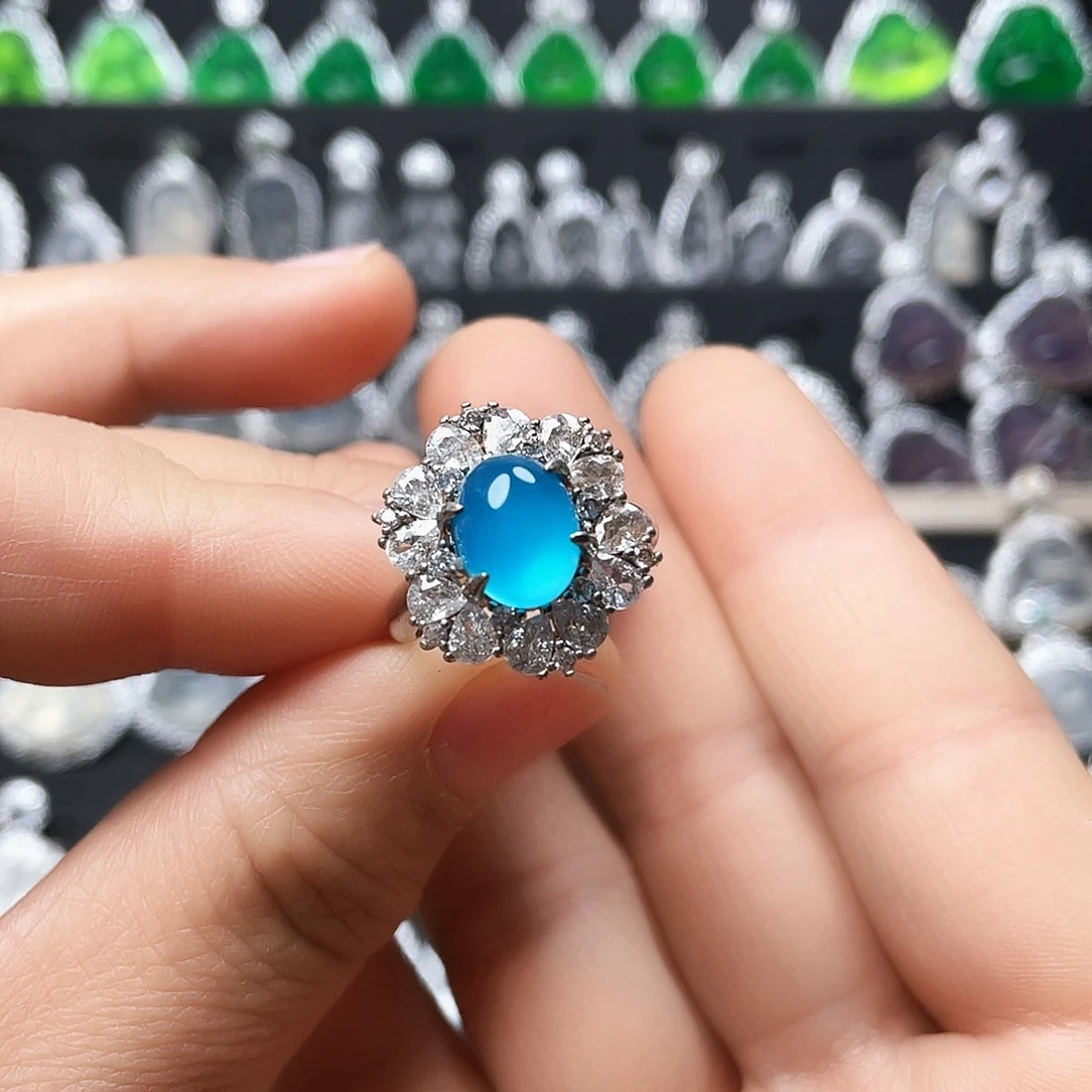 玛瑙/玉髓戒指合金