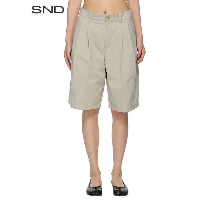 【YEARLY PLAN 设计师品牌】SND SS25 极简直筒低腰短裤