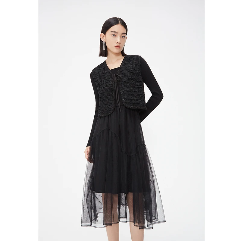 【唐长老专属】NEELLY商场同款连衣裙N24084Y04616