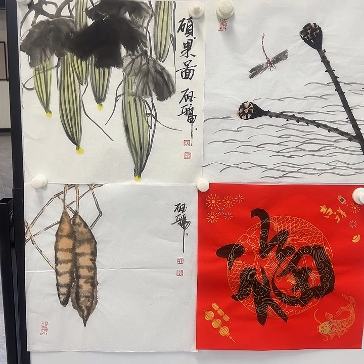 国画花鸟画作品欣赏作品