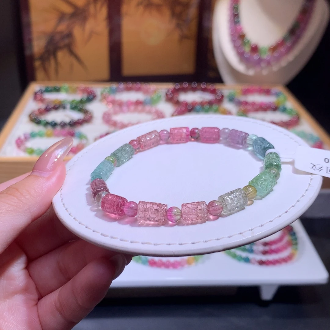 未镶嵌手链碧玺碧玺