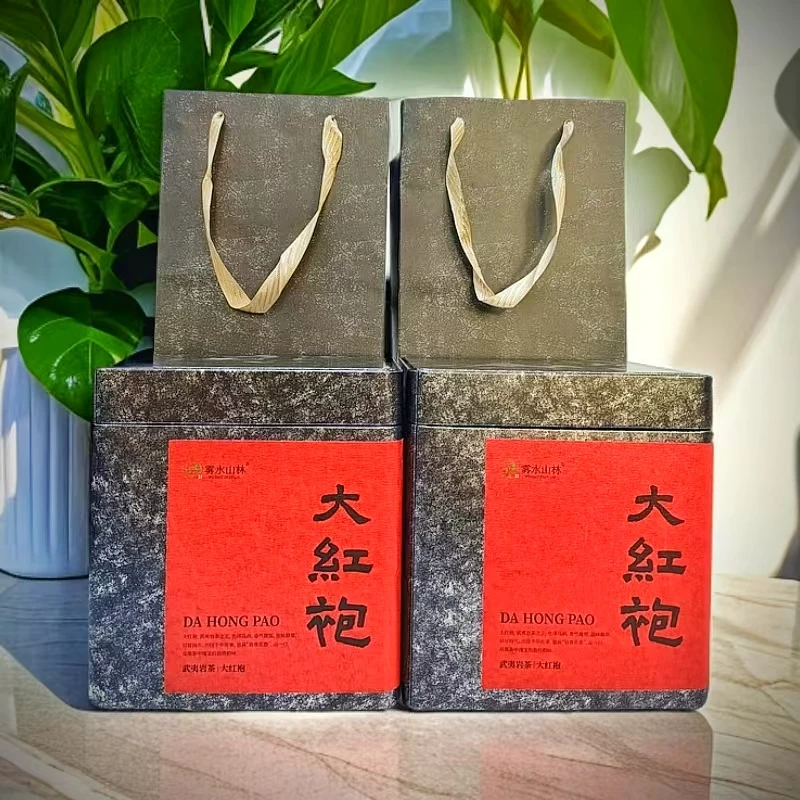 2025年大红袍福建新茶武夷岩茶乌龙茶散茶大罐装400g【拍一发二】