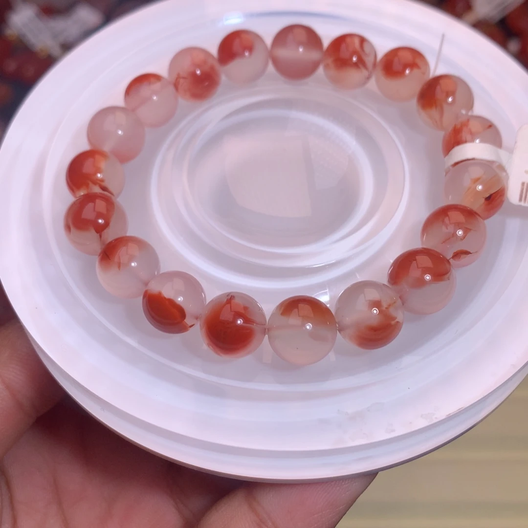 南红玛瑙未镶嵌珠宝半成品鸿运当头