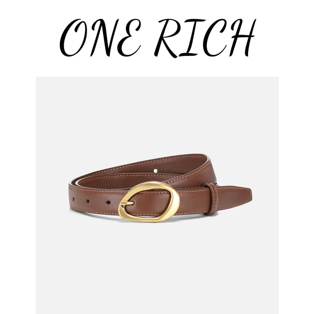 ONE RICH【露丝同款】针扣百搭装饰皮带