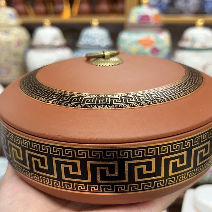 高端陶瓷茶叶密封罐