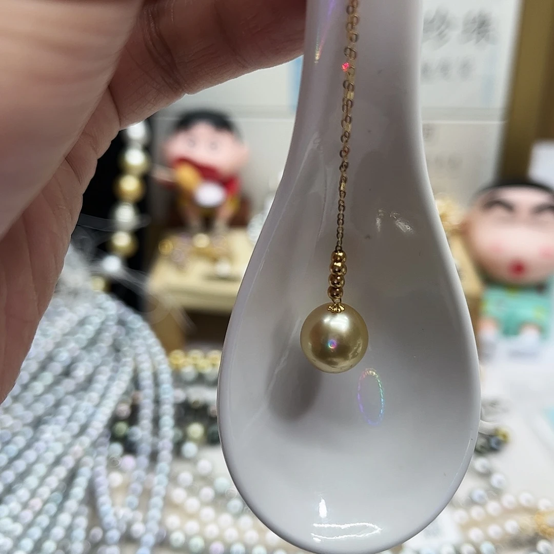 海水珍珠颈饰18K金镶嵌