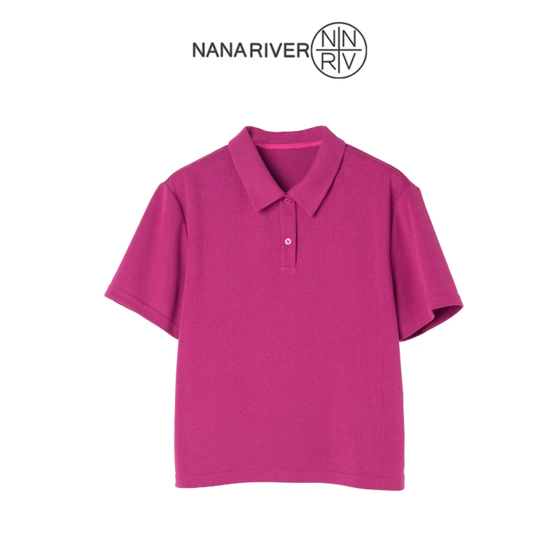 【叙写】百搭短袖popl衫T恤上衣显瘦小众高端原创设计师款