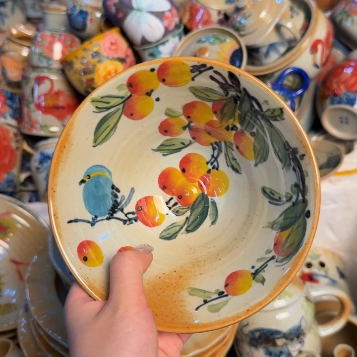 瓷片景德镇陶瓷手工手绘