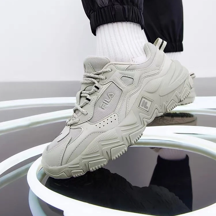 FILA斐乐老爹鞋男鞋掠夺者百搭厚底鞋欧若风女鞋休闲鞋F12W216132