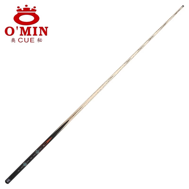 海神2台球杆小头英式斯诺克中式黑八8美式分体手工桌球杆通杆