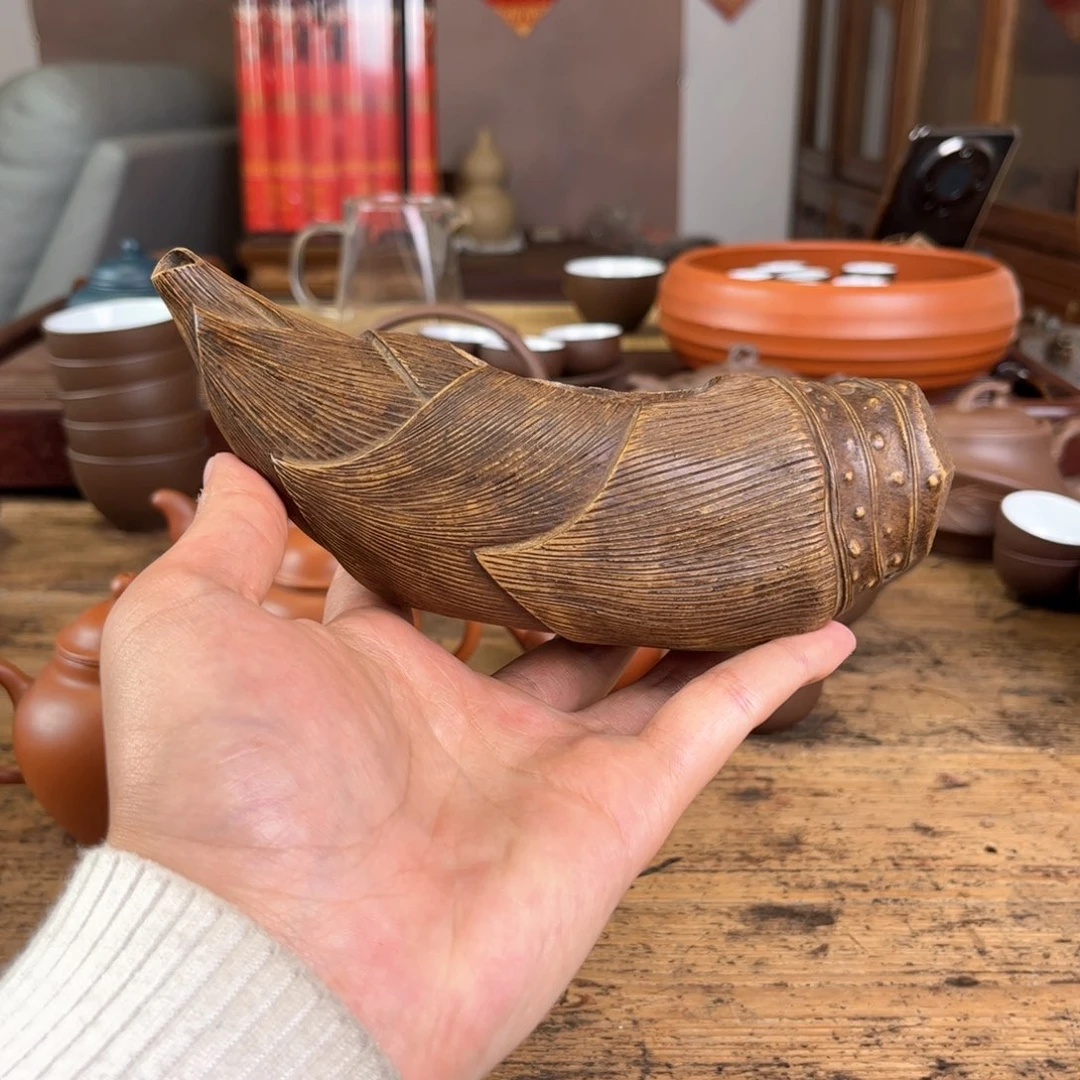 紫砂茶杯水*哥早期仿陈鸣远公道