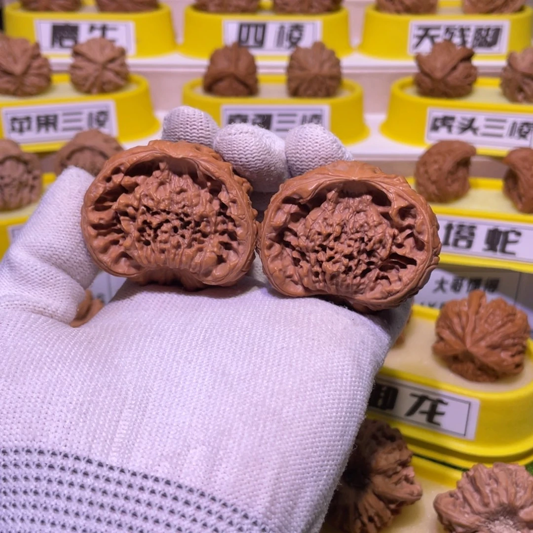桃核吊坠聚宝盆蛇头