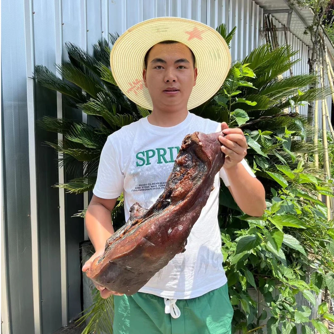 重庆农家烟熏腊肉现场称重（默认不烧皮，烧皮到客服备注）