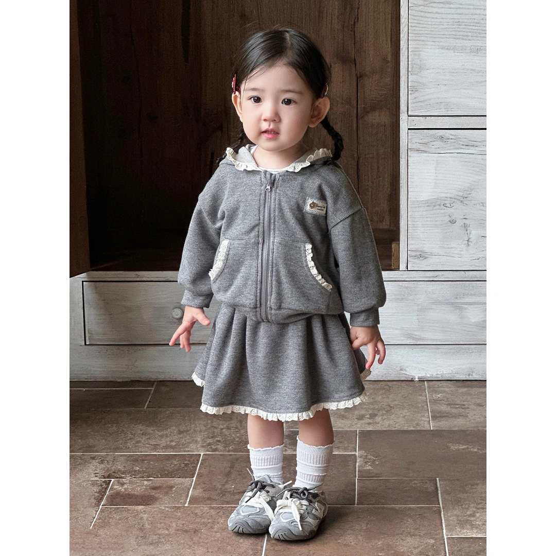 M2534045-蕾丝花边裙套装