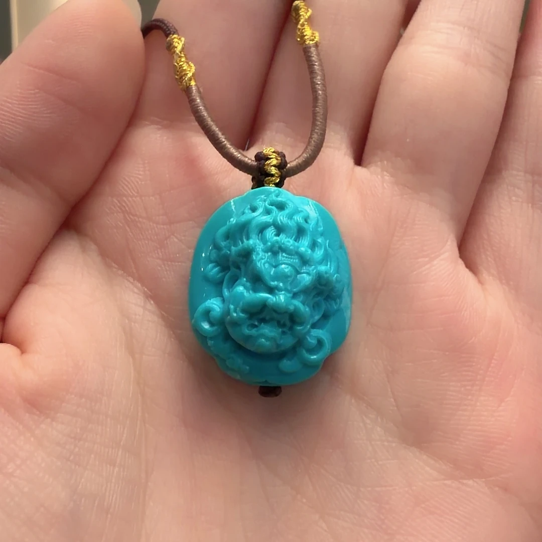 绿松石未镶嵌颈饰