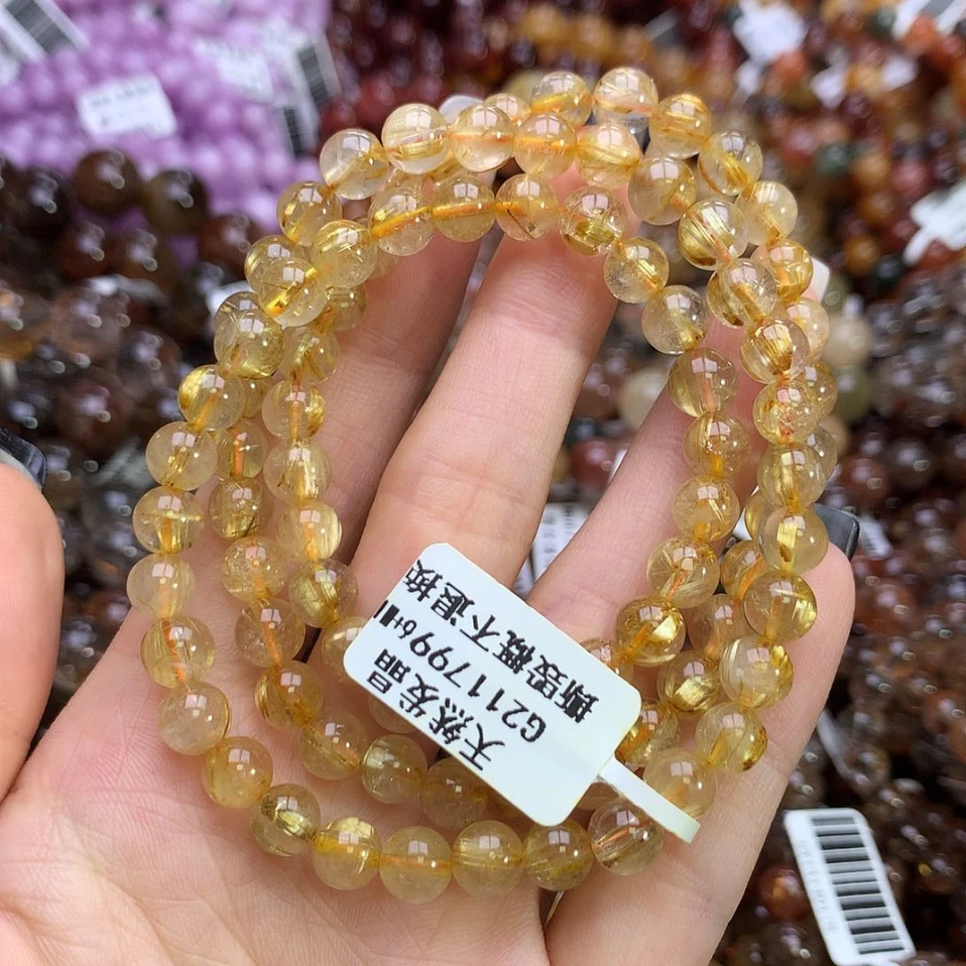 水晶手链未镶嵌，