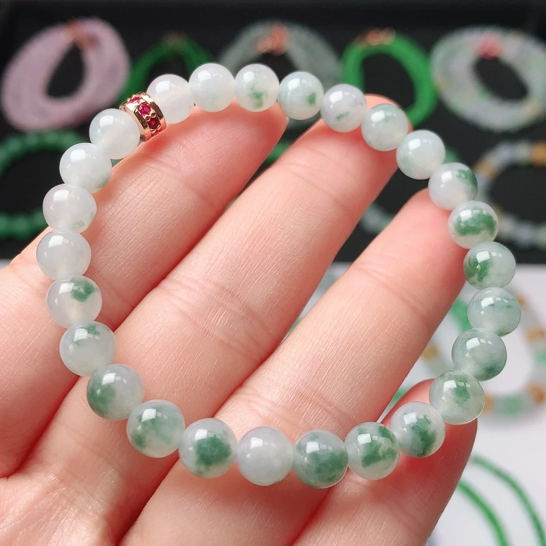 翡翠未镶嵌手链翡翠