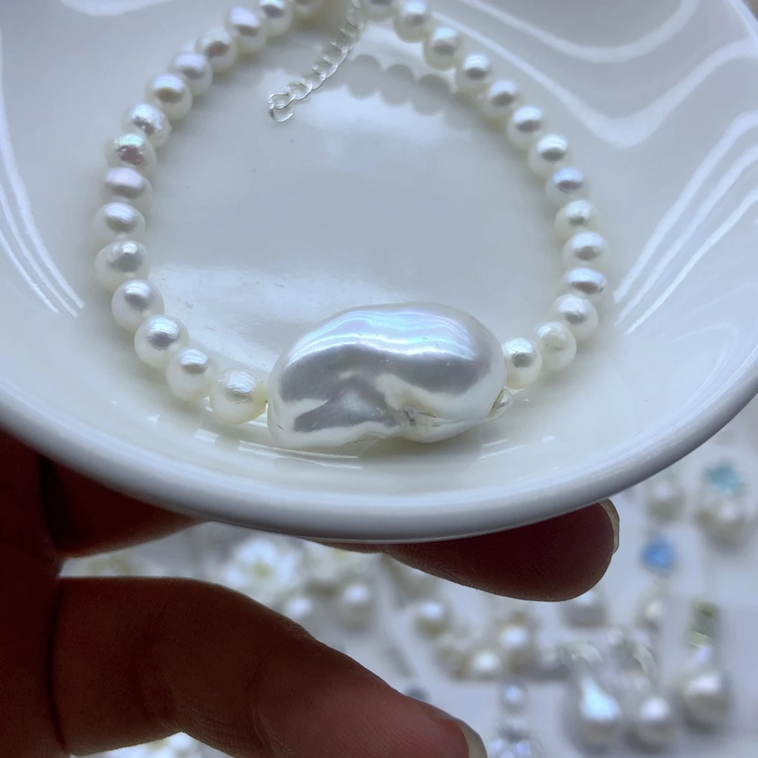 淡水珍珠未镶嵌耳饰