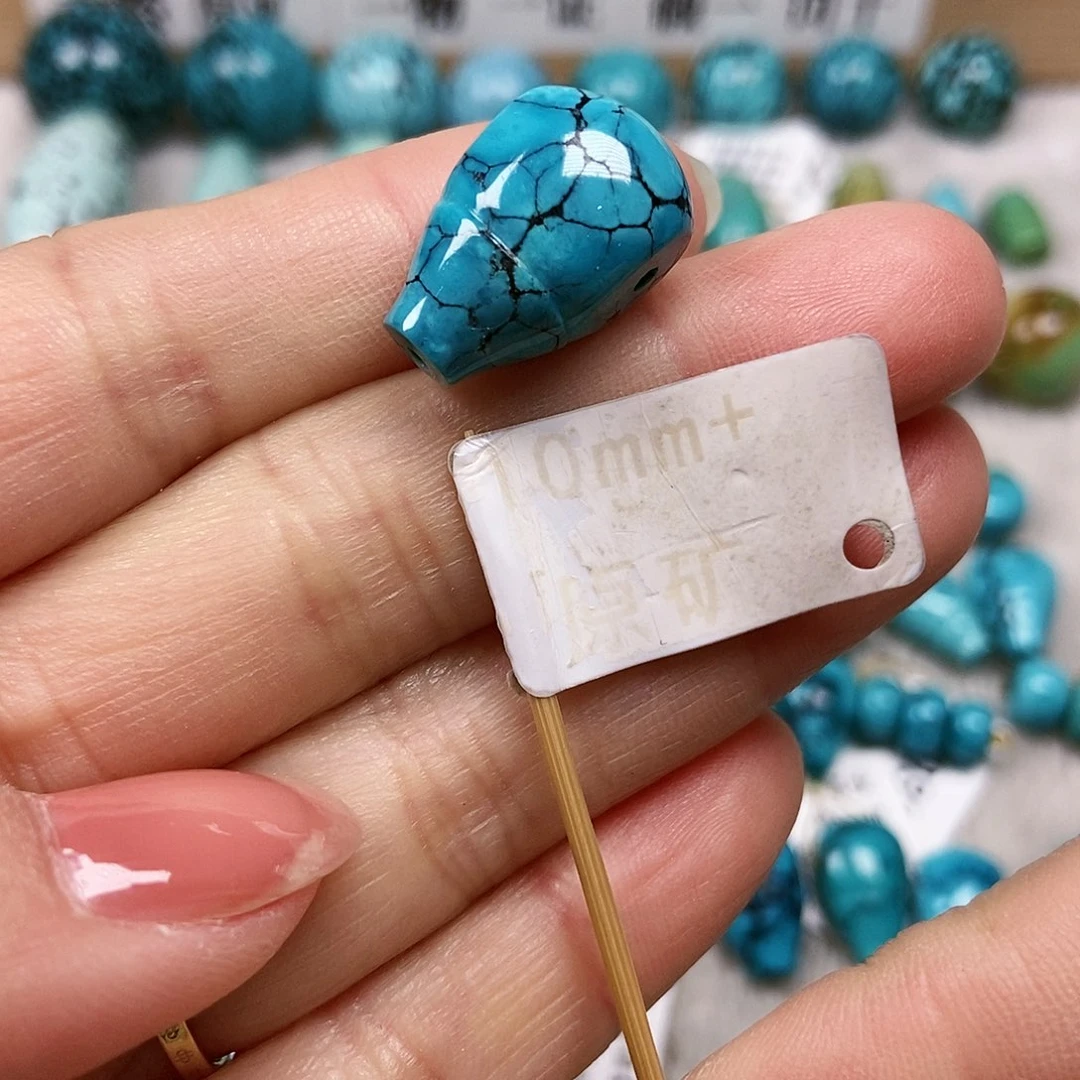 未镶嵌绿松石珠宝半成品