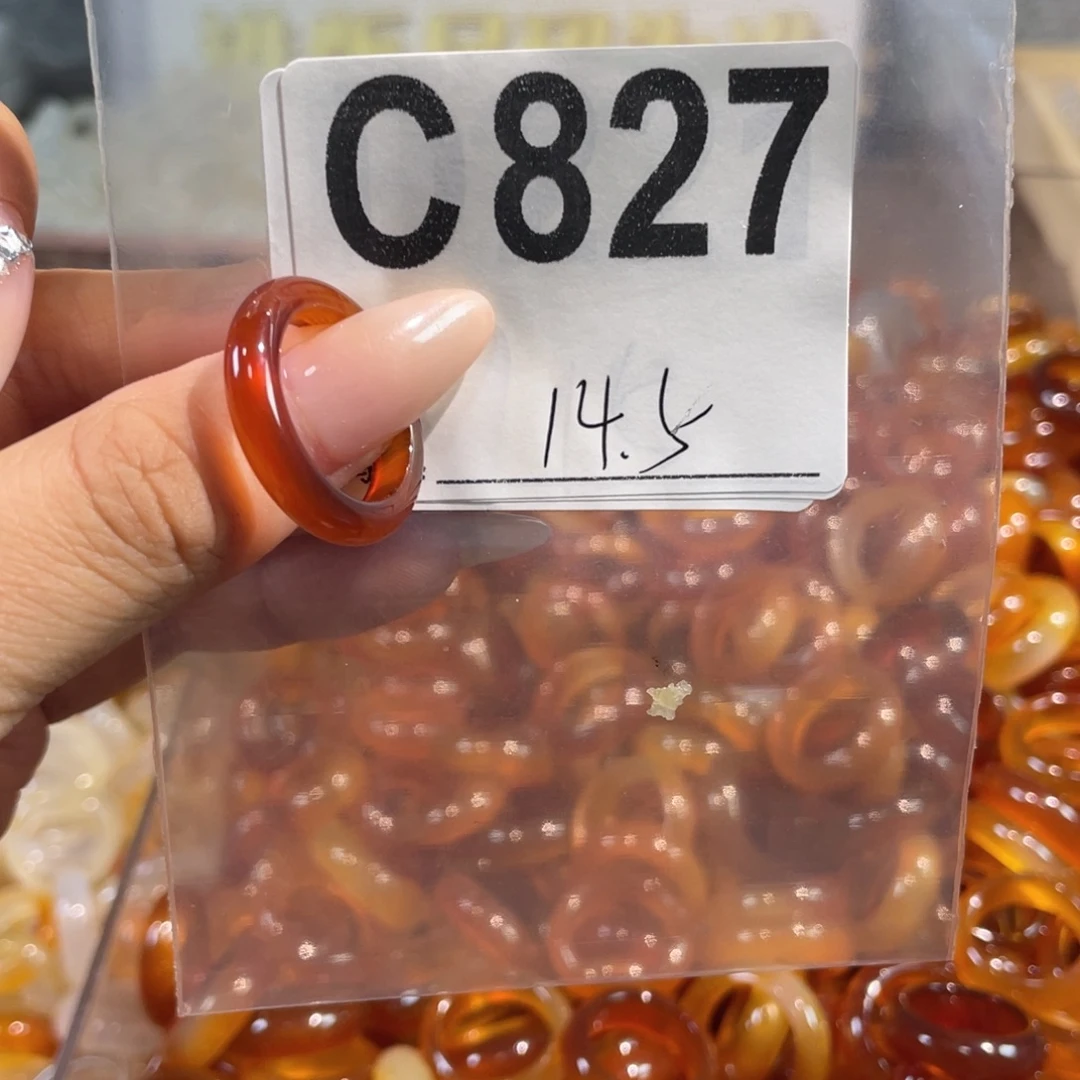 未镶嵌戒指玛瑙/玉髓827