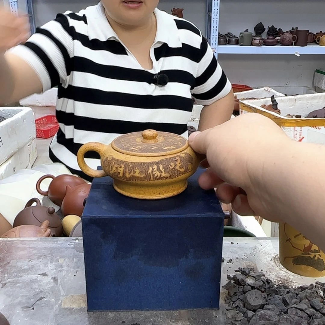 茶壶紫砂宜兴紫砂壶瑕疵处理
