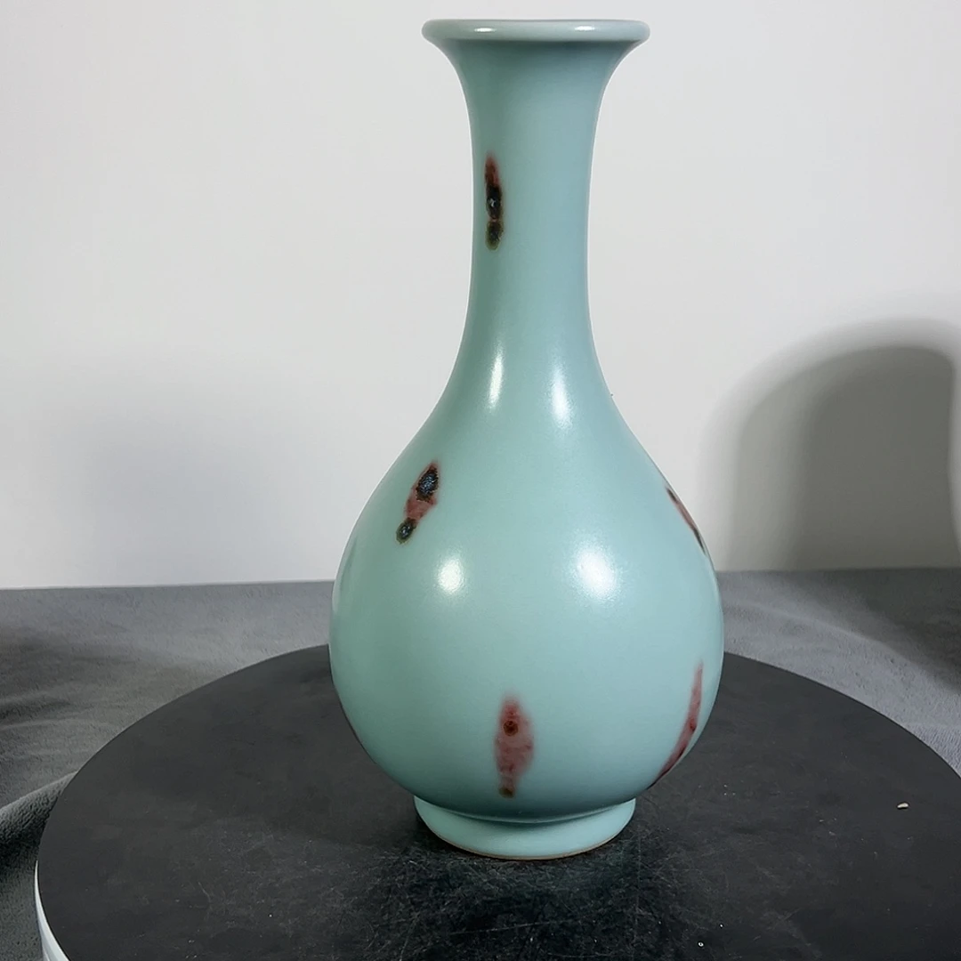 飘***瓶瓷片玉壶春赏瓶摆件