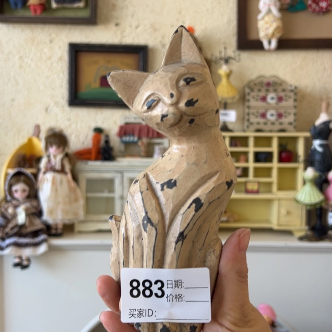 木默认微瑕微脏！外贸样品挂件摆件883