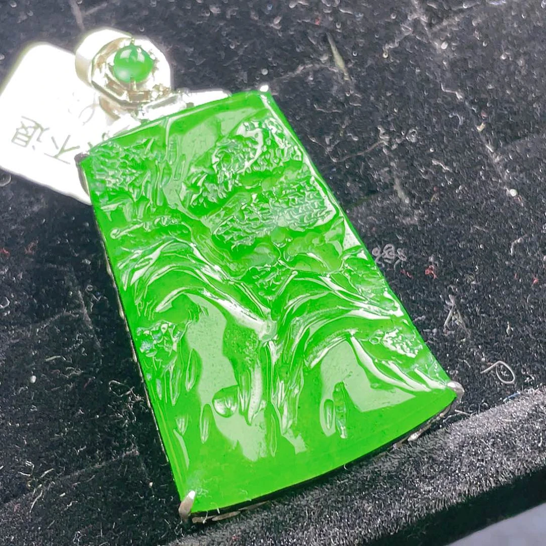 翡翠颈饰未镶嵌86，