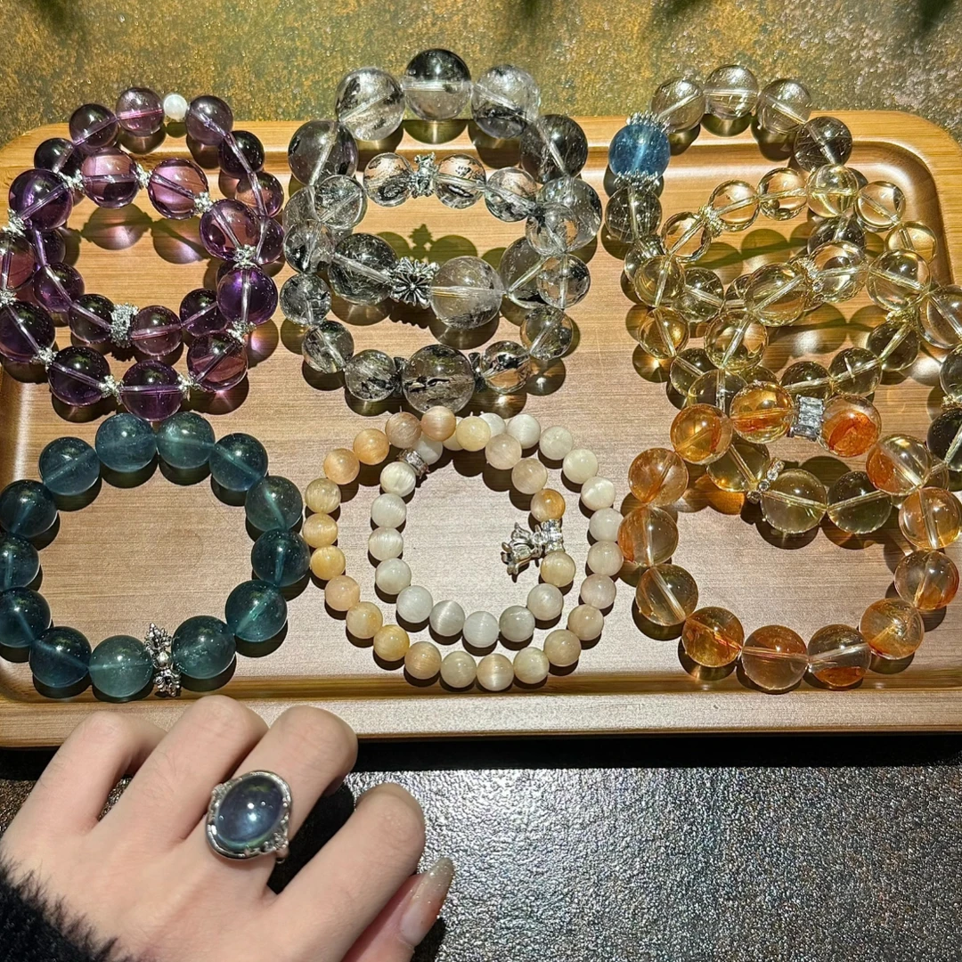 【直播链接】产品叠加拍原创设计天然水晶手串