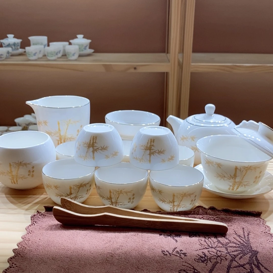 高端茶具套装步步高升16