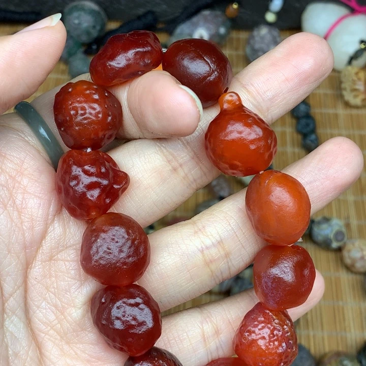 玛瑙/玉髓珠宝半成品未镶嵌然**物