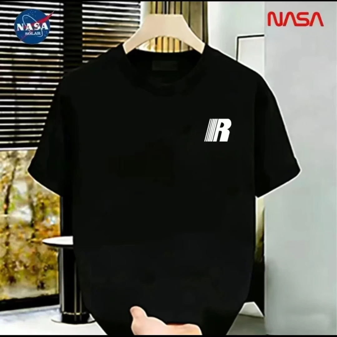 NASA联名纯棉夏季圆领短袖T恤微宽松时尚男女同款休闲百搭04