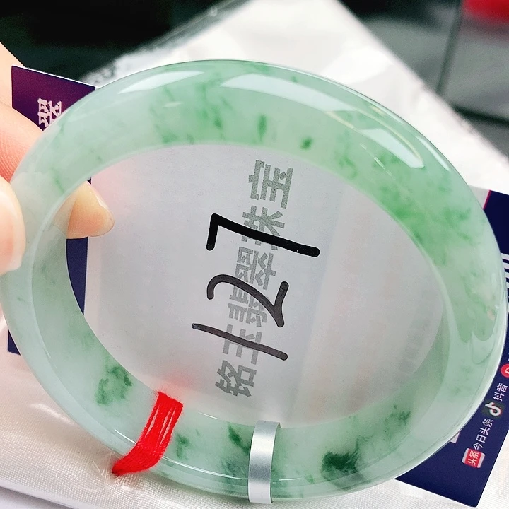 翡翠未镶嵌手镯缅甸天然a货翡翠手镯
