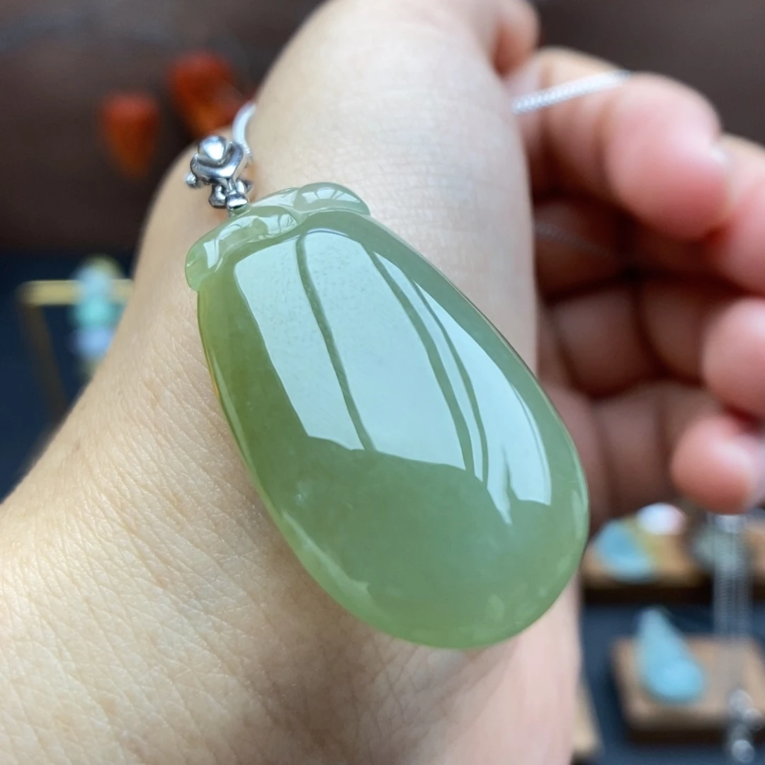 【闪购商品】颈饰银S925镶嵌翡翠20