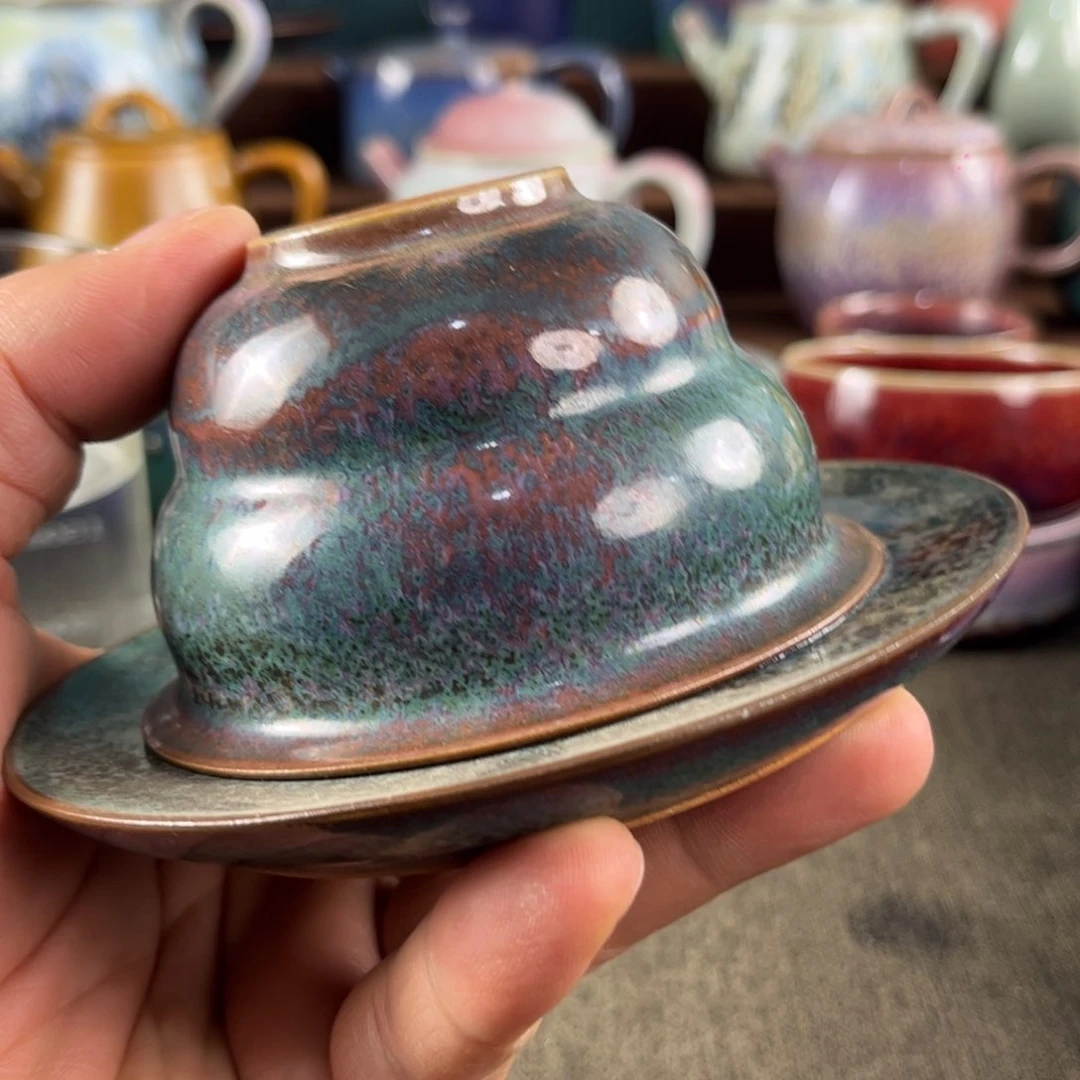 壶用***册神垕钧瓷原矿釉发色