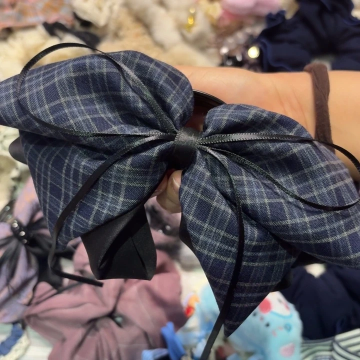 布艺非金属马尾抓夹