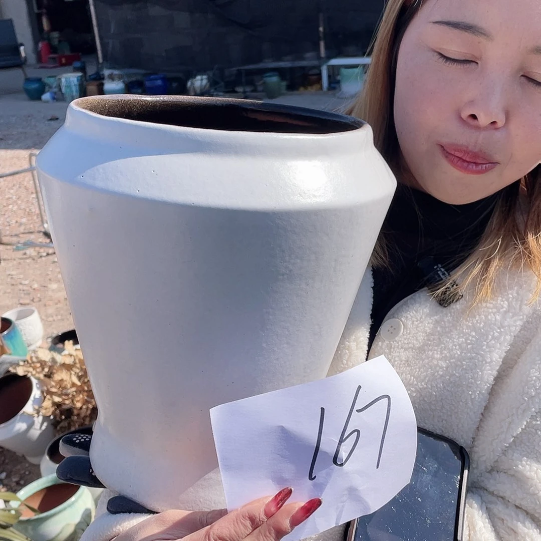 红陶王嫂花盆0129-167
