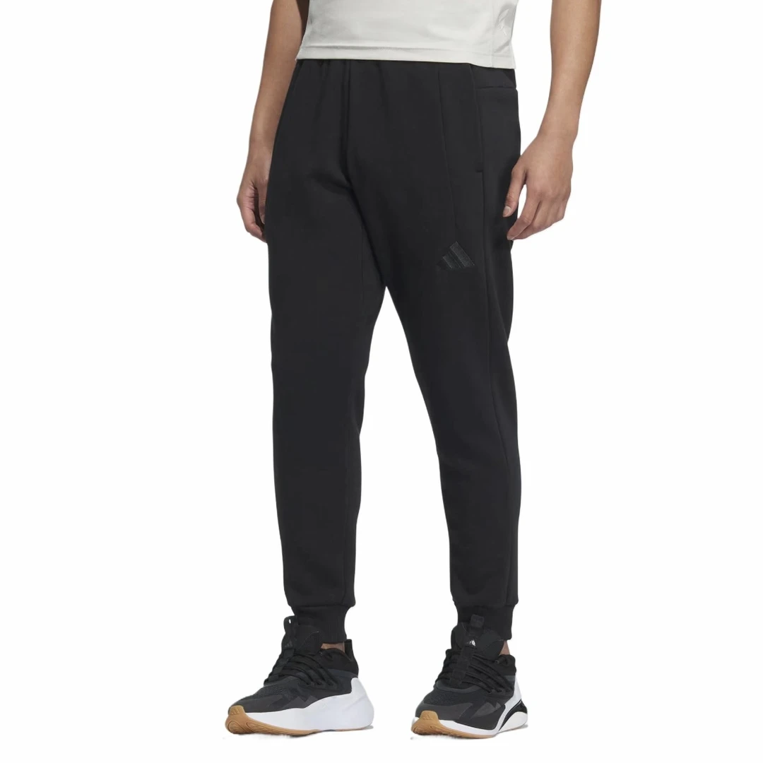 adidas/阿迪达斯男款简约舒适运动休闲裤黑色JY6955