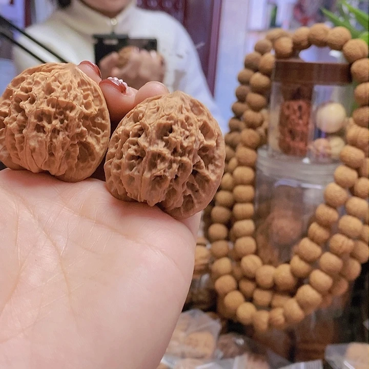 【闪购商品】文玩核桃把件41老款狮子头