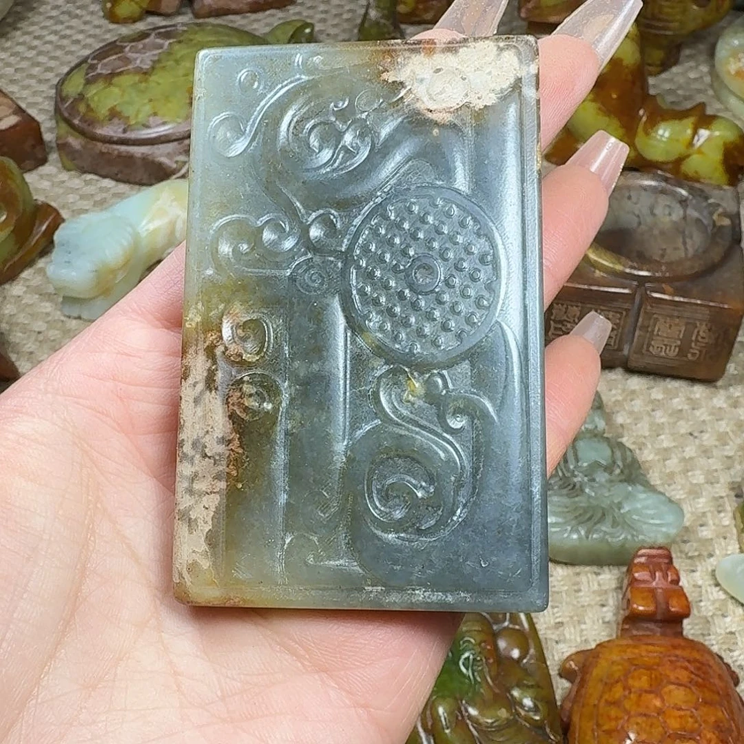 白玉菩提吊坠挂件