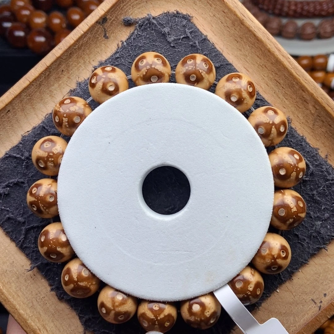 手串紫金鼠13.5mm精品熊猫天花板