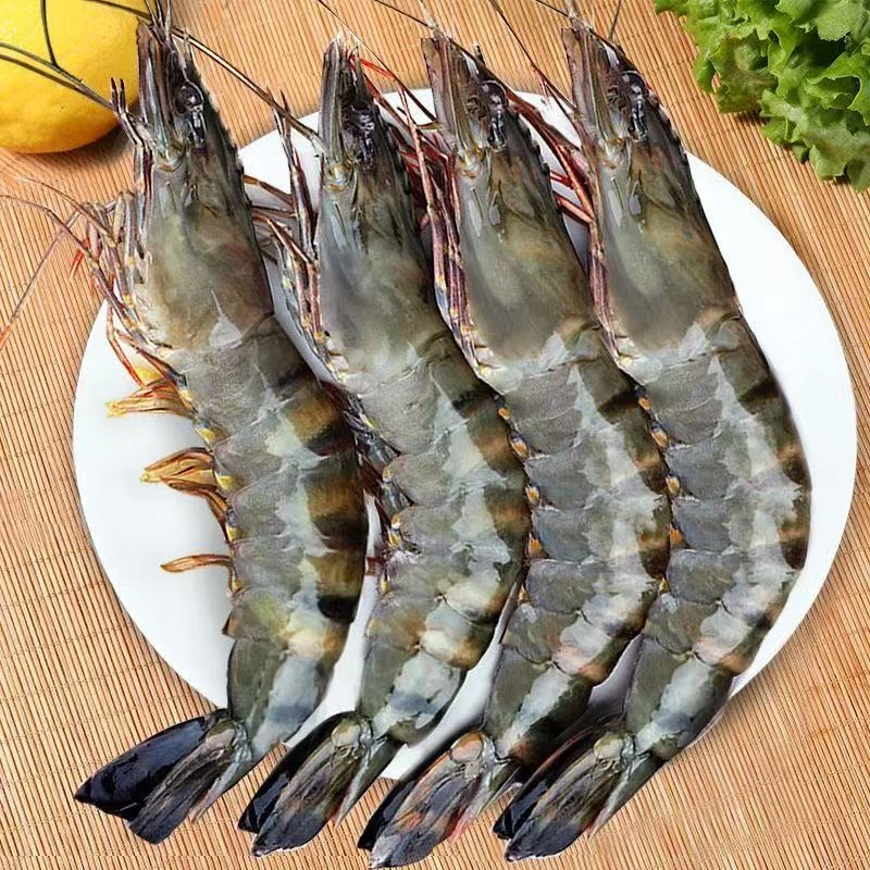 L精品A级 20-30规格 特大号黑虎虾 3斤/盒急冻锁鲜 顺丰冷链发货